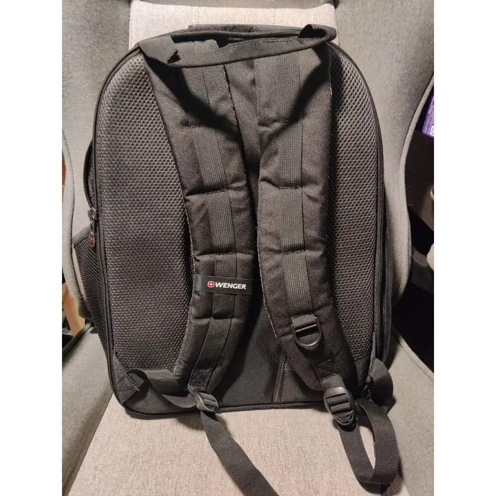 SwissGear Wenger Geotab Laptop Black Backpack